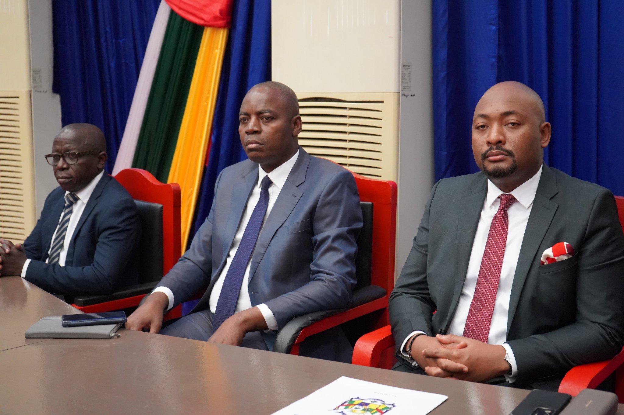 Hervé NDOBA-MFB, Alain KONDJI-Dircab, Alexis NGUENEGAFO-DGB