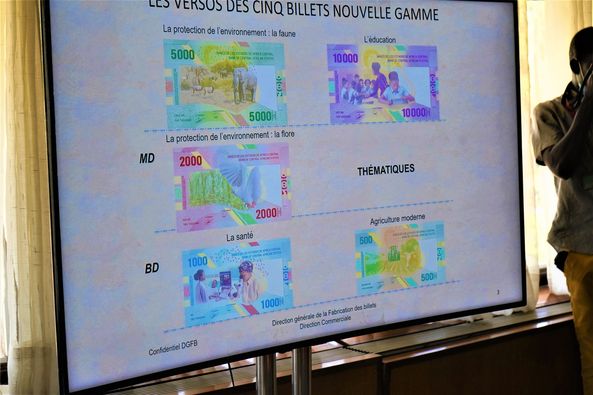 nouveau billets de la CEMAC