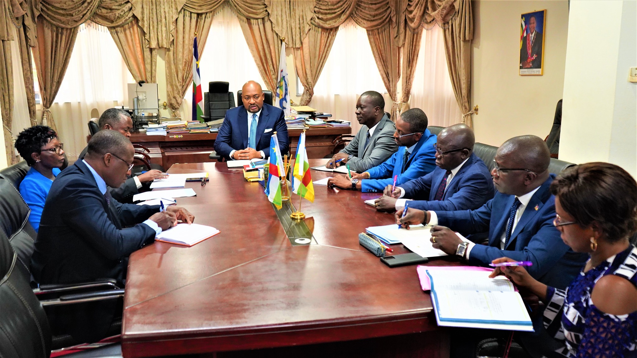 hervé NDOBA Ministre des Finances et du Budget